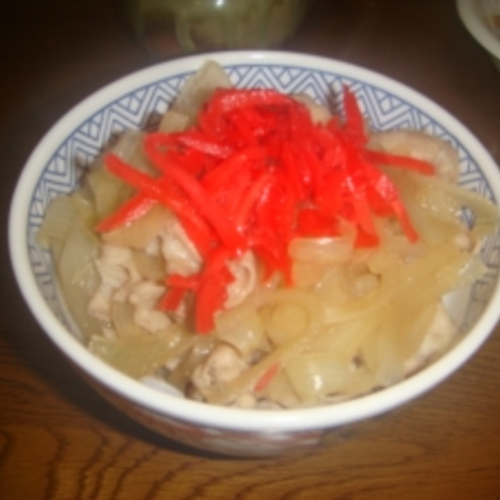 味に自信^^豚丼